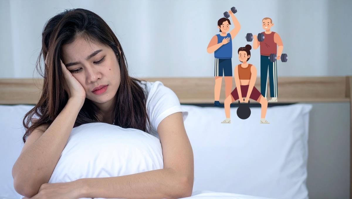 El ejercicio ideal para realizar en el día y combatir el insomnio en la noche